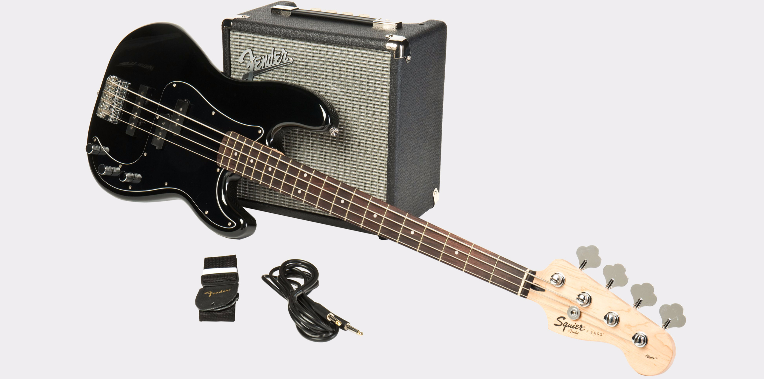Squier Affinity PJ Bass Pack BLK Black | MUSIC STORE professional