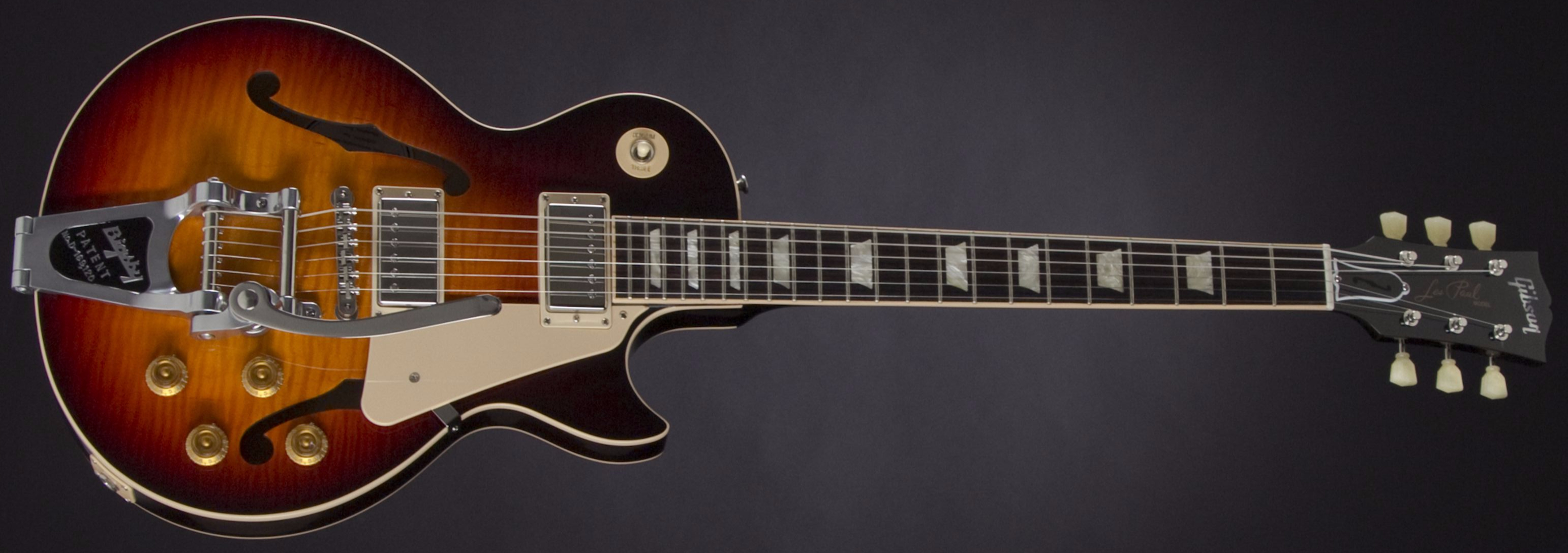 Gibson ES-Les Paul Bigsby Bourbon Burst #10216707 | MUSIC STORE professional