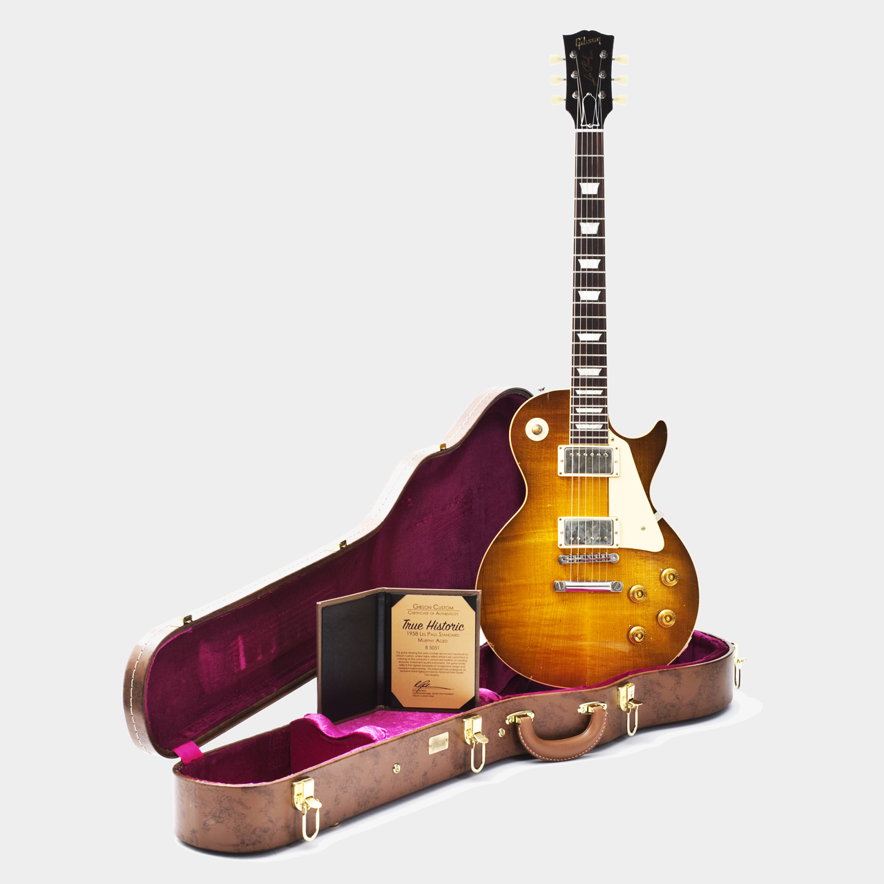 Gibson True Historic 1958 Les Paul Reissue Murphy Aged Vintage Lemon Burst  #85051 | MUSIC STORE professional