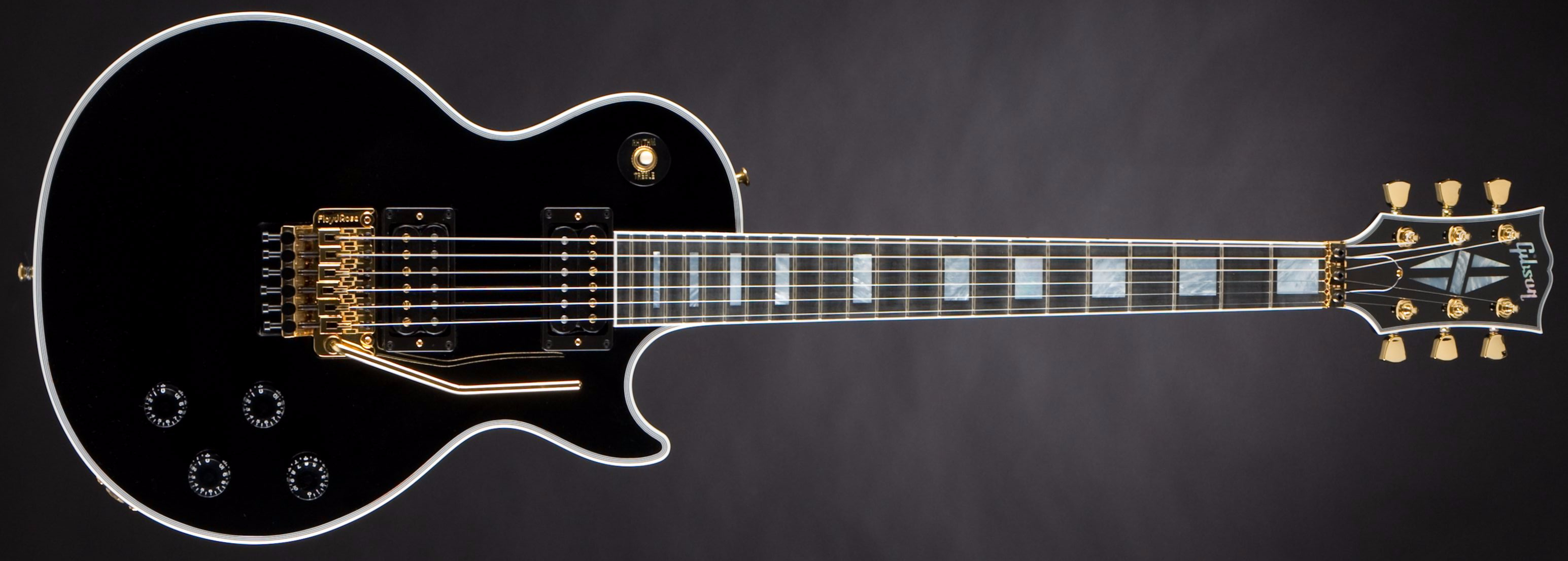 Gibson Les Paul Axcess Custom Ebony Gold Floyd Rose #CS701608 | MUSIC STORE  professional