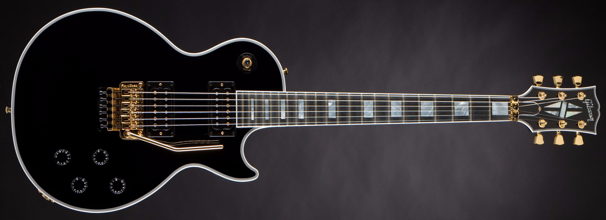 Gibson Les Paul Axcess Custom Ebony Gold Floyd Rose #CS701611 | MUSIC STORE  professional