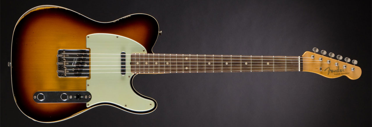 Fender 1962 Relic Telecaster Custom RW Faded 3-Color Sunburst #CZ528386 |  MUSIC STORE professional