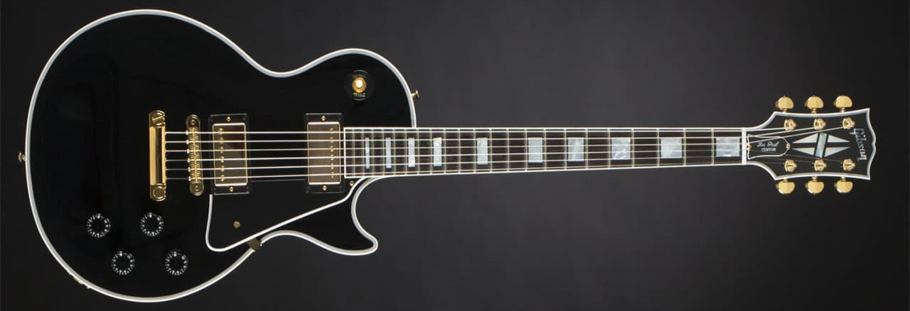 Gibson Les Paul Custom Ebony Gloss | MUSIC STORE professional