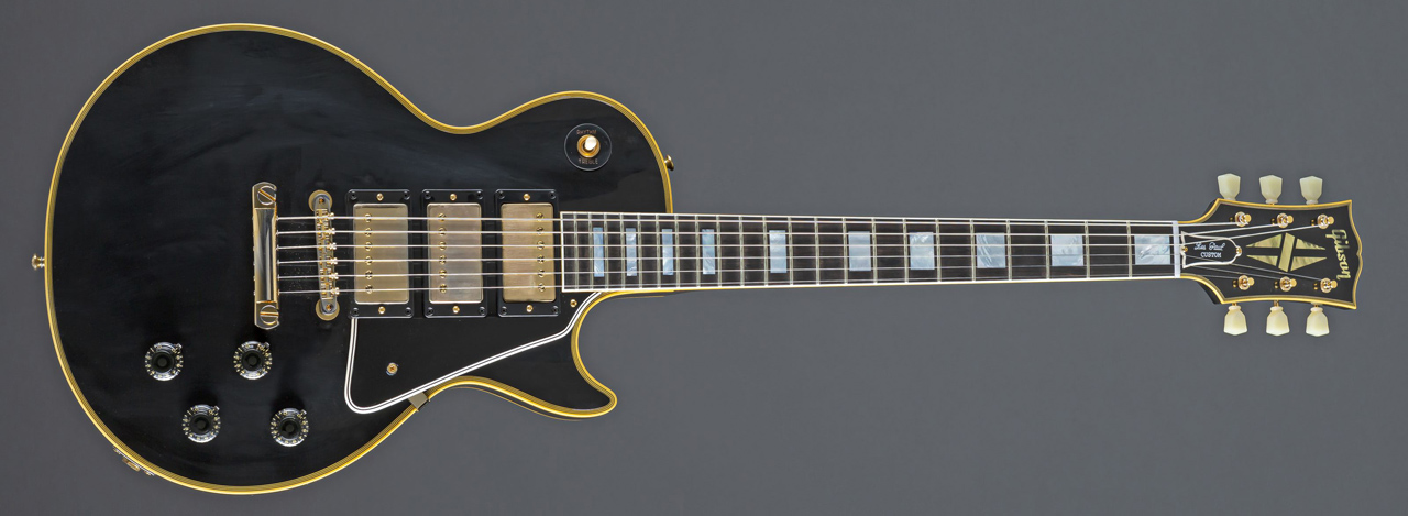 Gibson 1957 Les Paul Custom Reissue VOS Ebony 3-Pickup #721334 | MUSIC  STORE professional