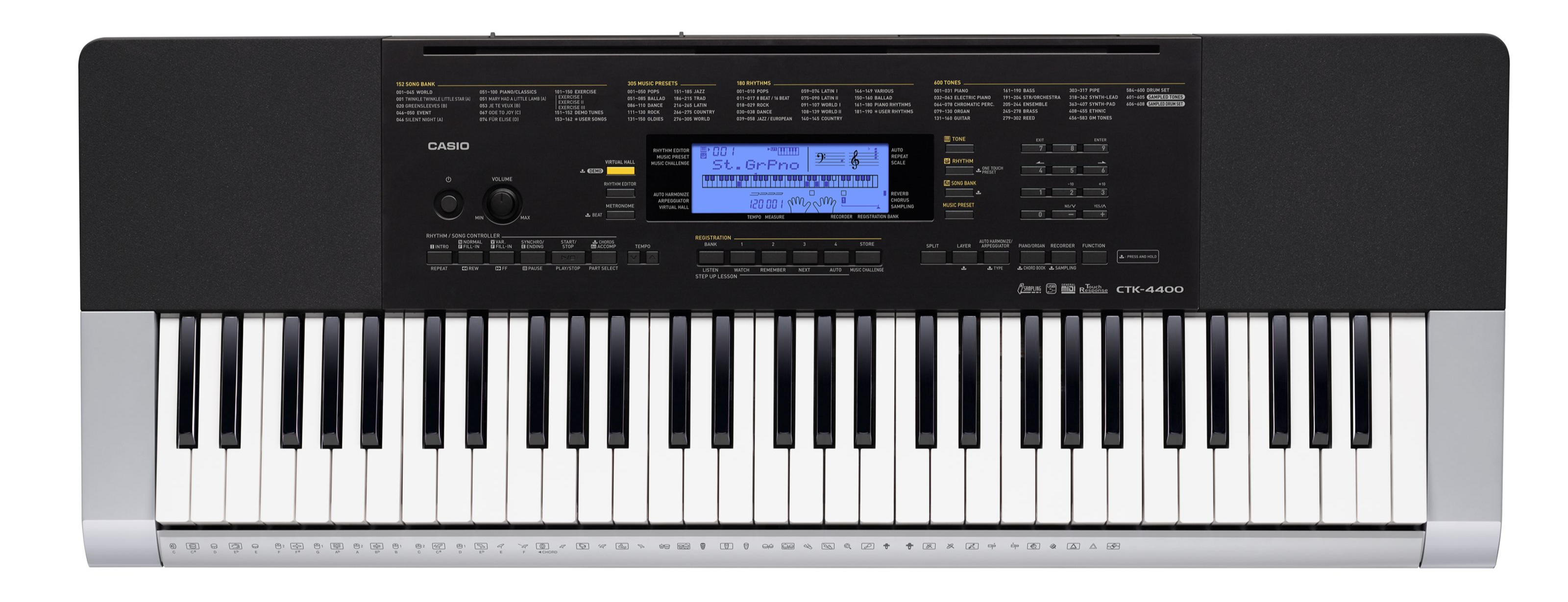Casio CTK -4400 teclado portátil | MUSIC STORE professional