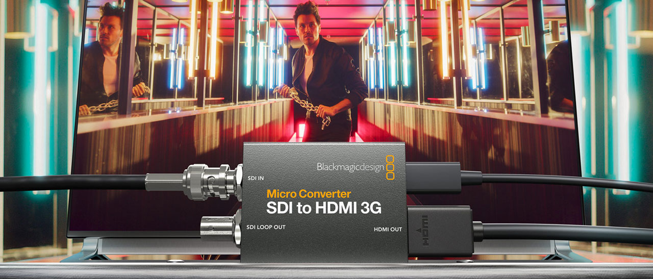 Black Magic Design Micro Converter HDMI to SDI 3G PSU | MUSIC STORE  professional