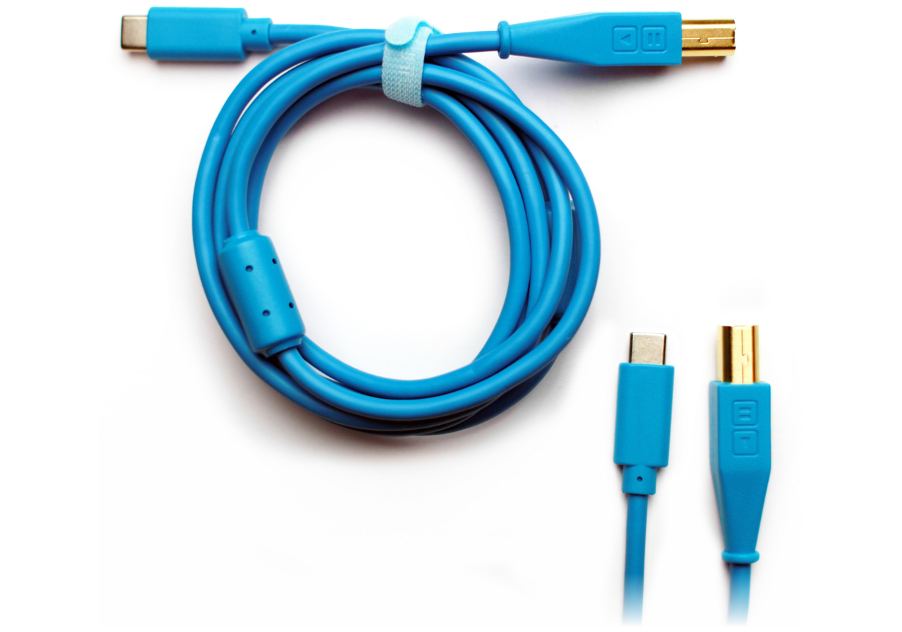 DJ TECHTOOLS DJTT USB-C Chroma Cable Blue 1,5m, gerader Stecker | MUSIC  STORE professional