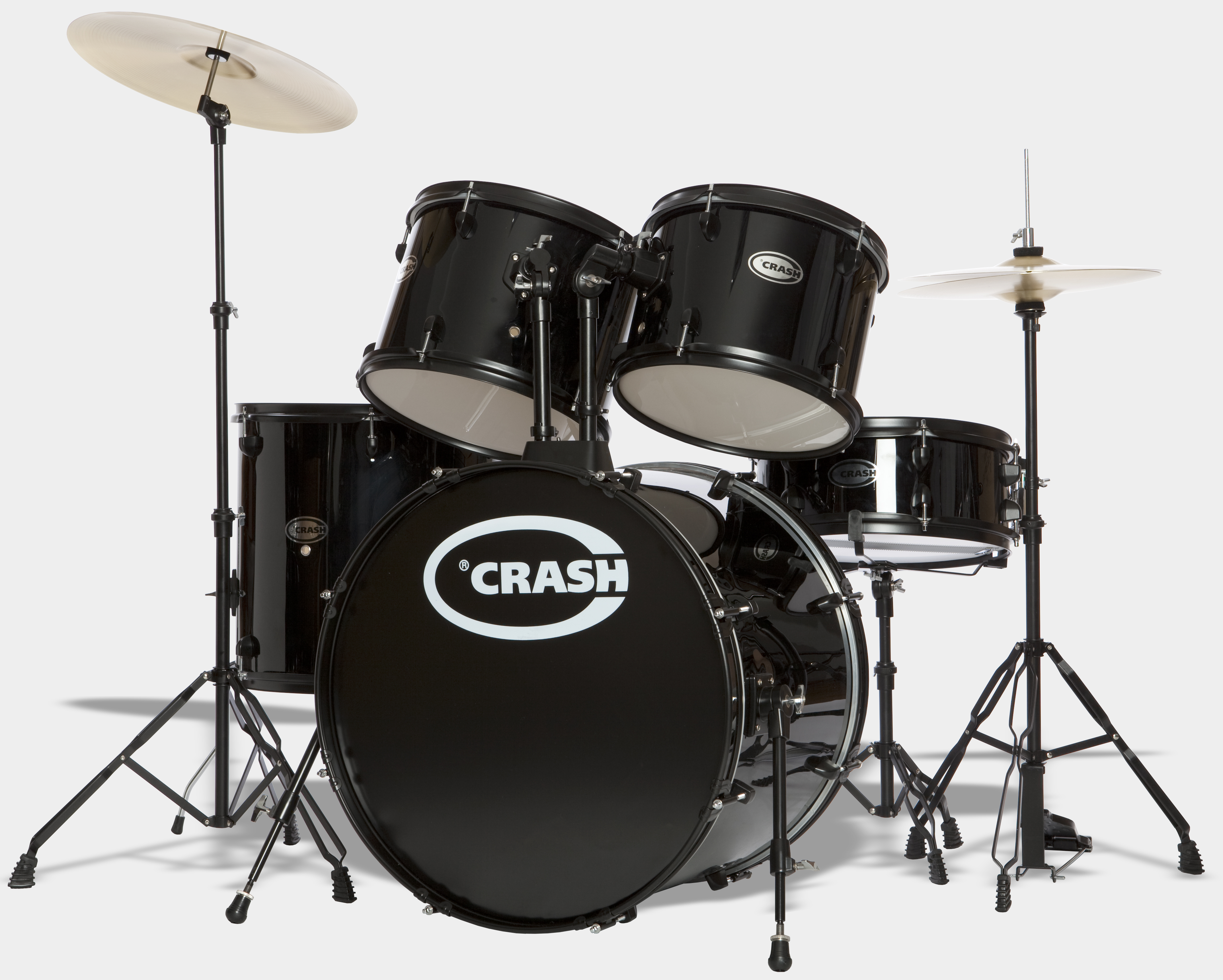 Crash Force Five DrumSet, Black, Black HW | MUSIC STORE ...