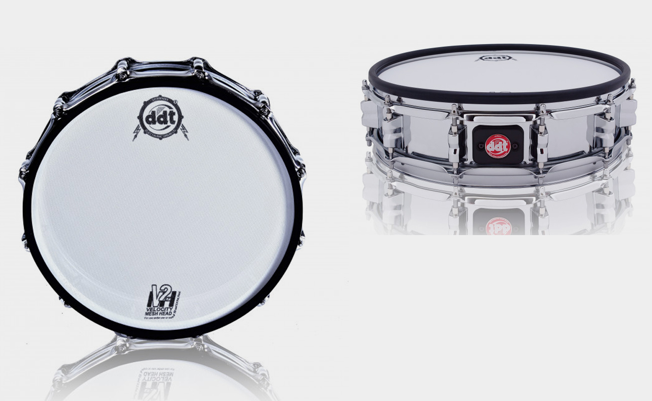 DDT MS-140 E-Snare Pad 14" Chrome | MUSIC STORE professional