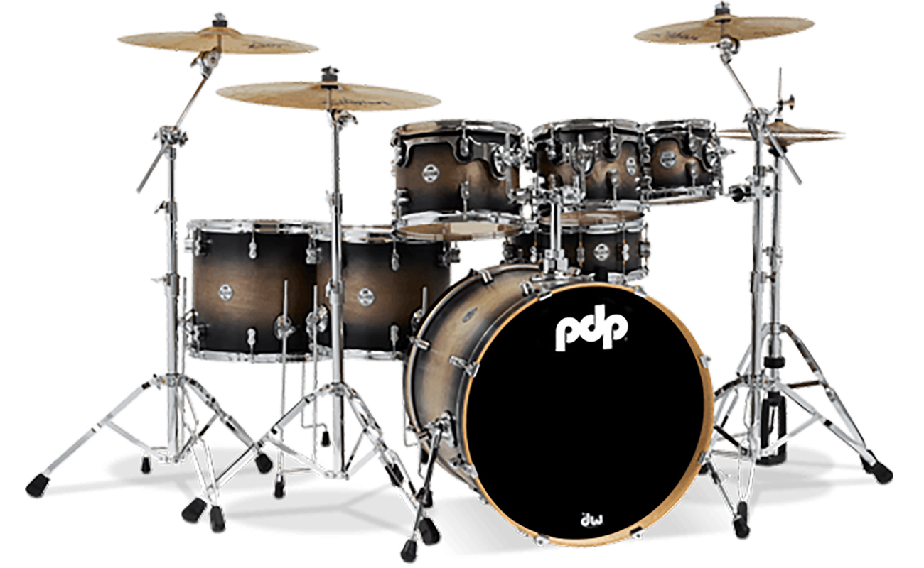 PDP PDP Concept Maple CM7 Satin Charcoal Burst | MUSIC STORE professional