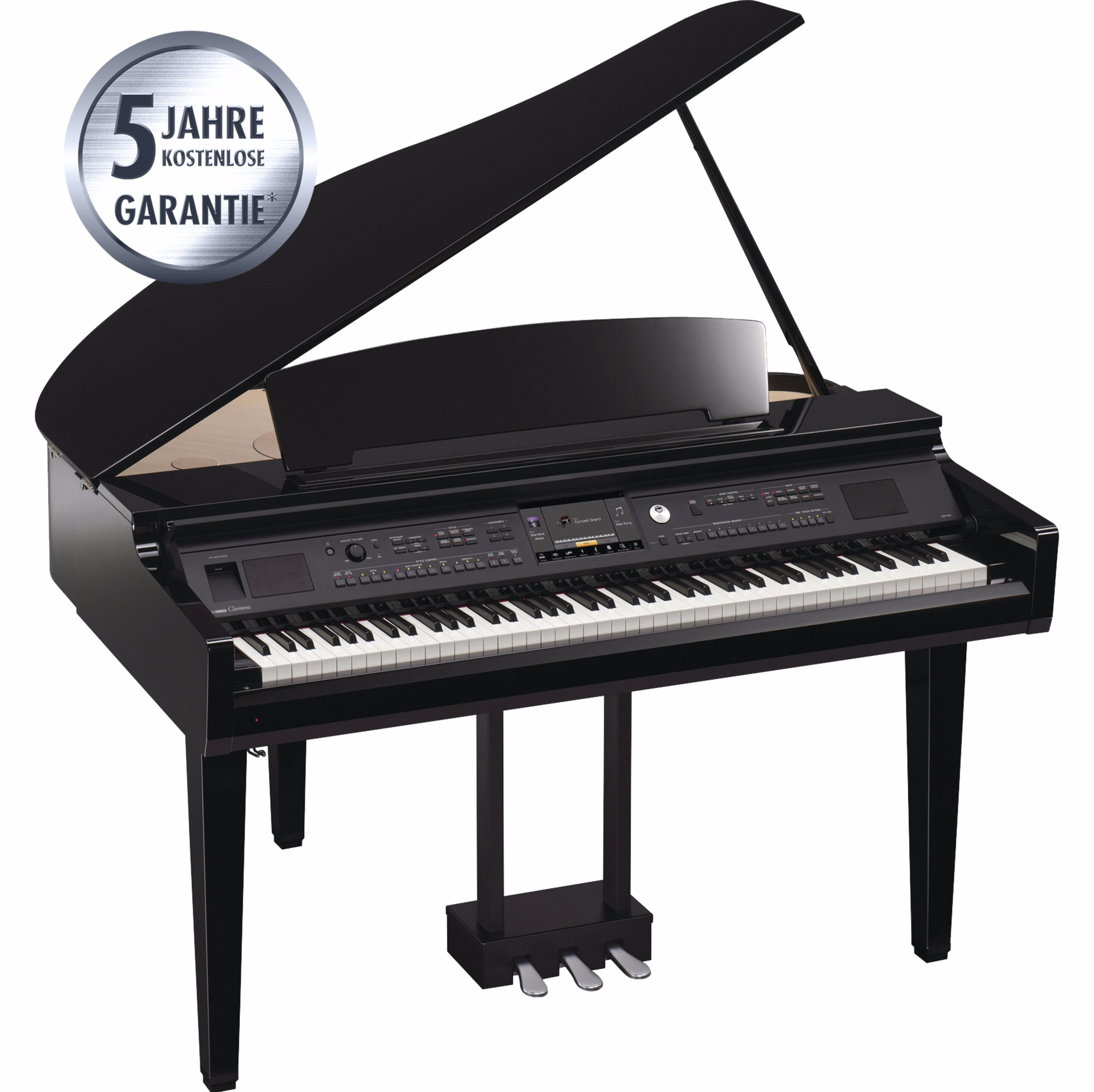 Yamaha Clavinova CVP-609 GP Digital Piano Polished Ebony | MUSIC STORE  professional