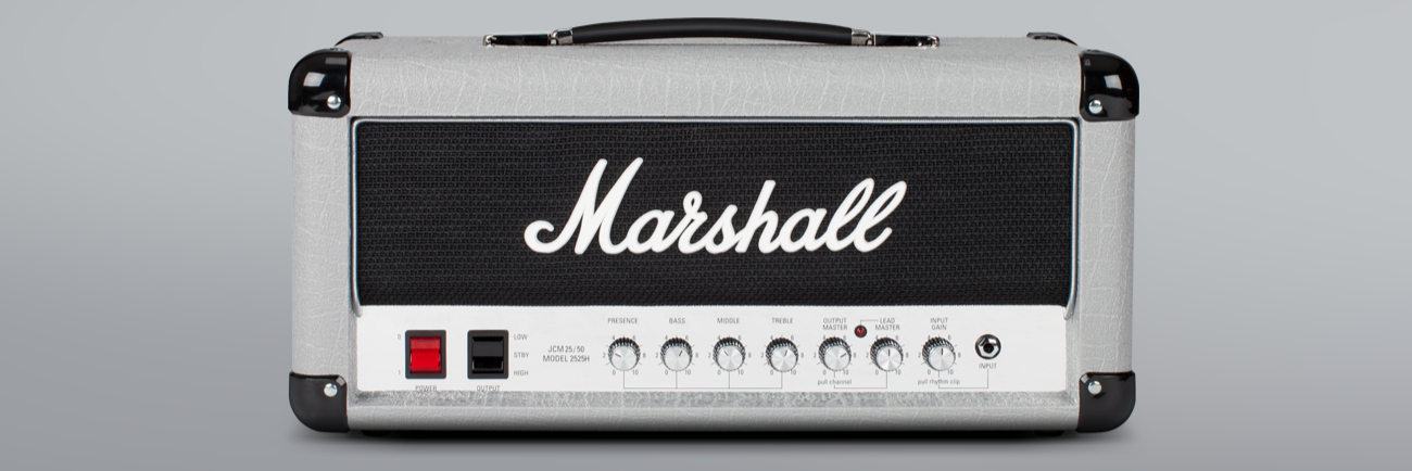 Marshall 2525H 2-Channel Valve Head Mini Jubilee 20W (Silver 