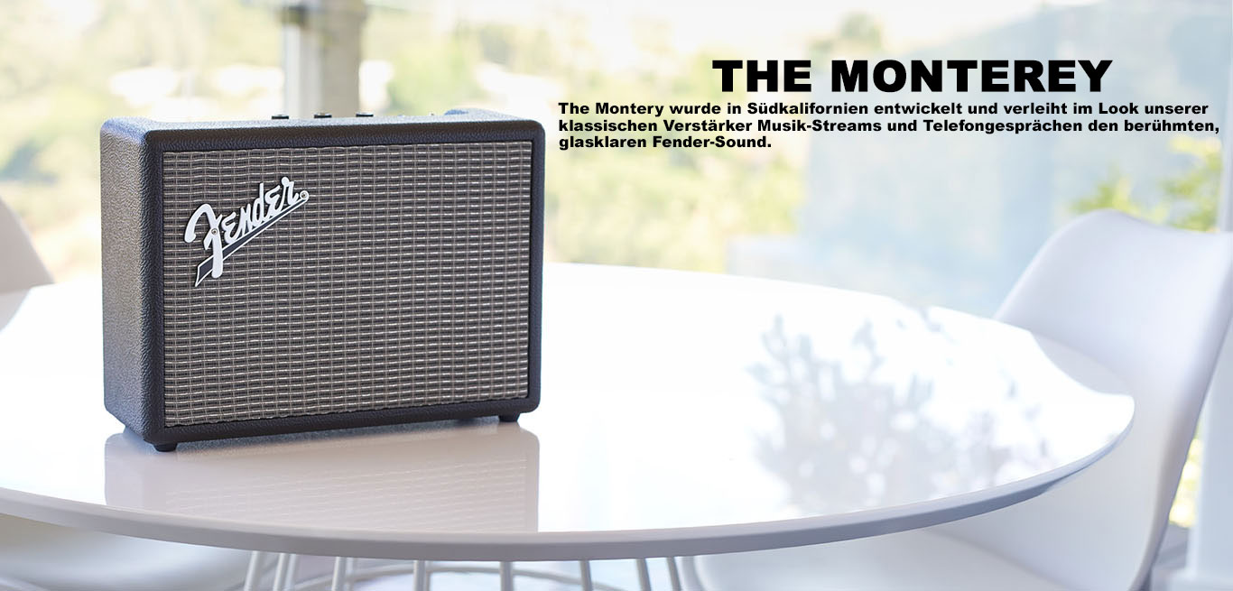 Fender Monterey Bluetooth Speaker | MUSIC STORE professional