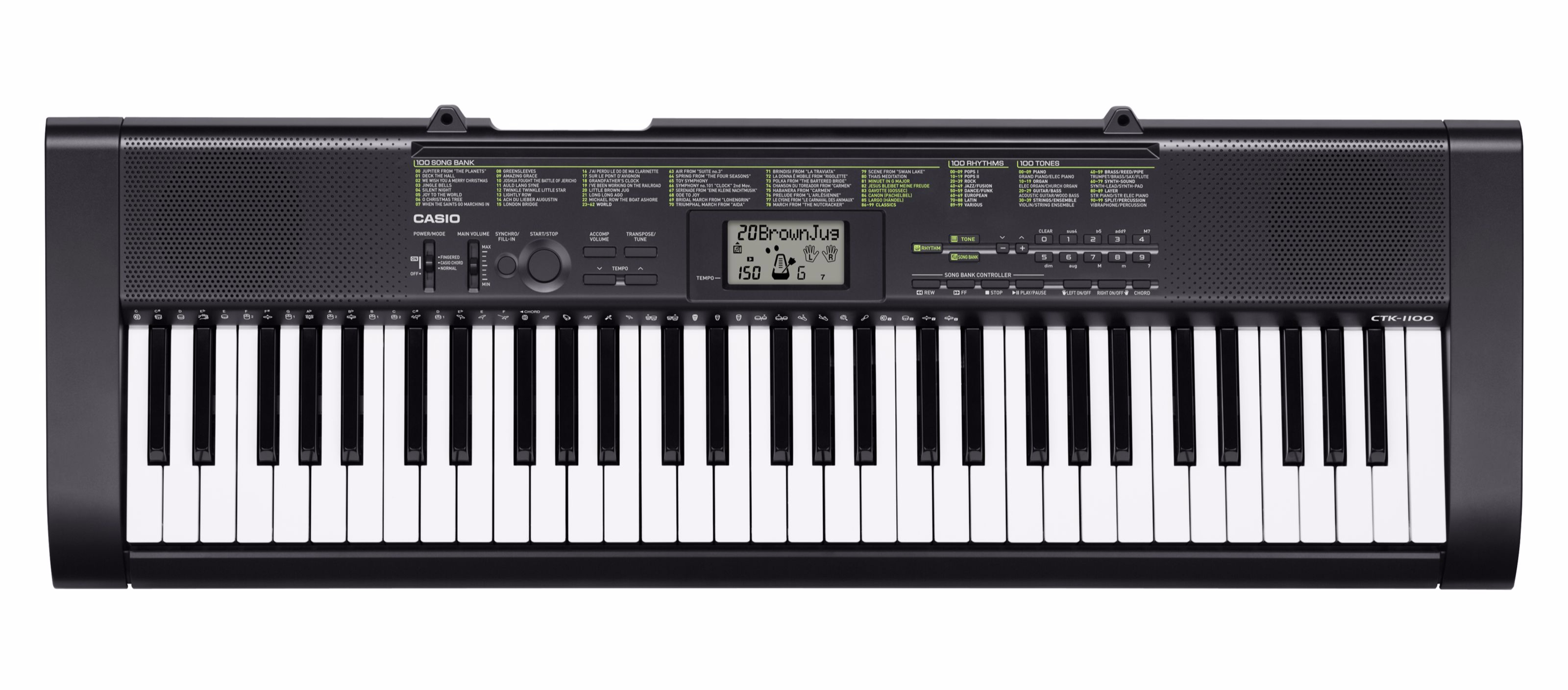 Casio CTK-1100 61-Note Portable Keyboard | MUSIC STORE professional