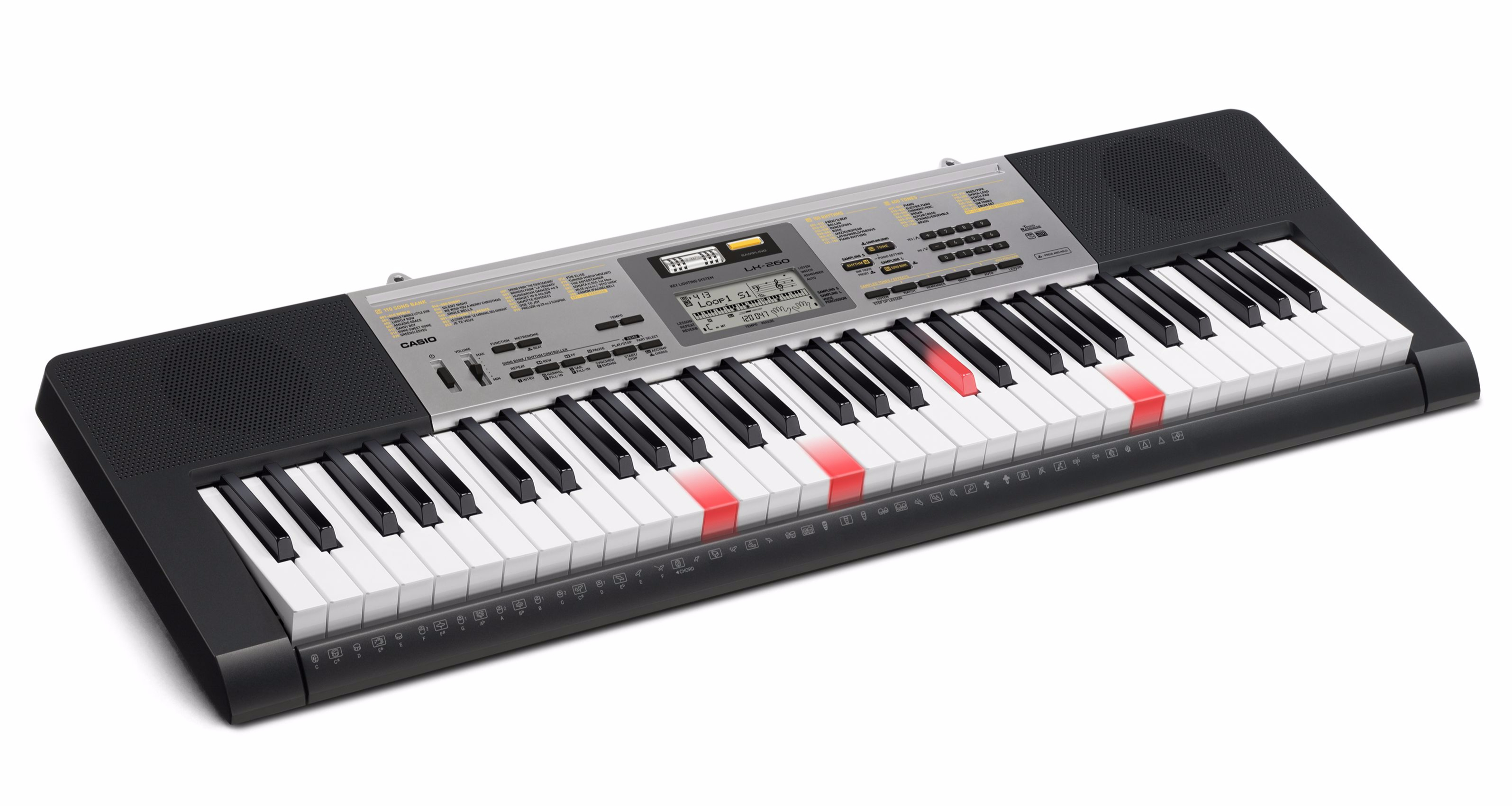 Casio LK-260 keyboard lighted keys | MUSIC STORE professional