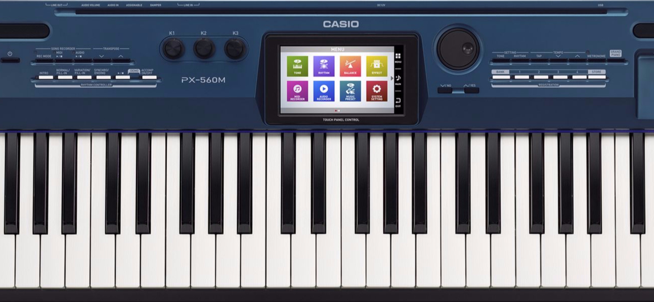 Casio Privia PX 560 BE Piano digital azul | MUSIC STORE professional