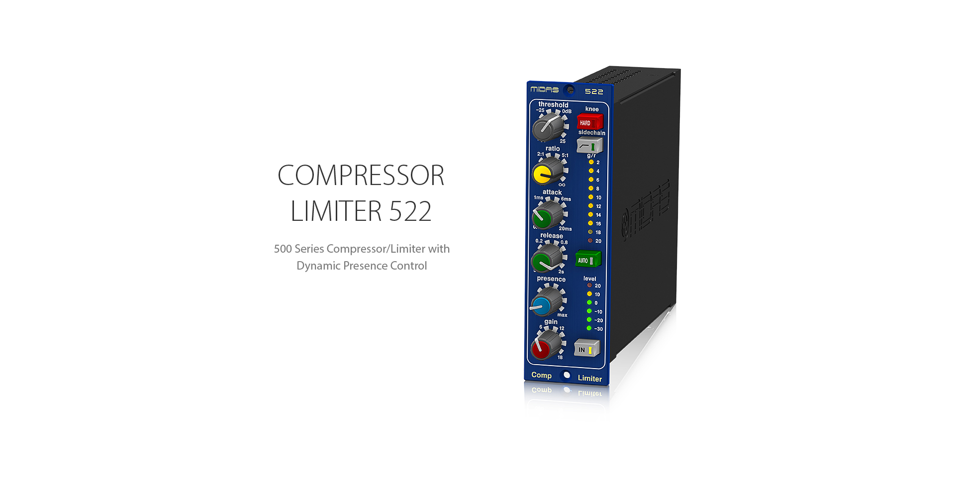 Midas 522 Compressor (500 Series) | MUSIC STORE professional