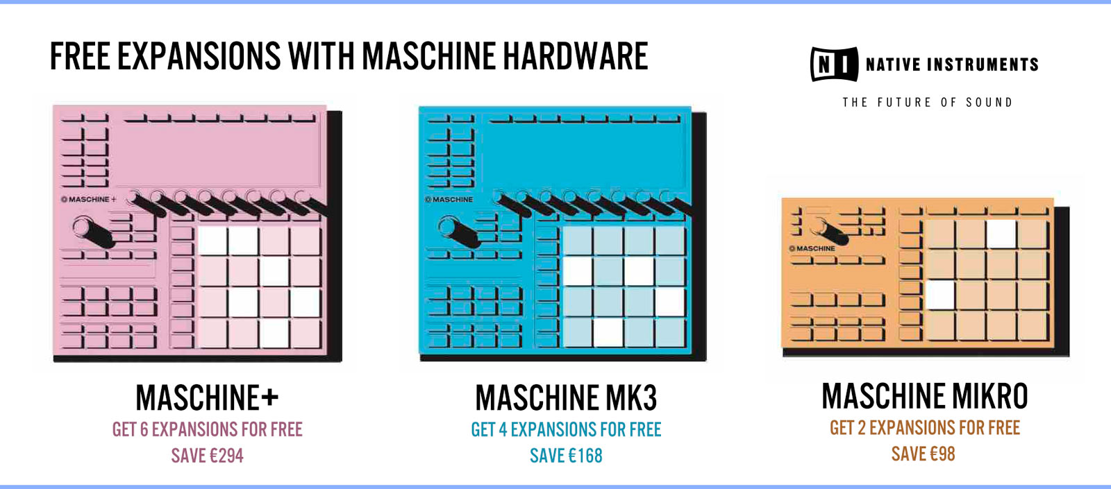 Native Instruments - MASCHINE Free Expansions Promotion | MUSIC STORE  professional