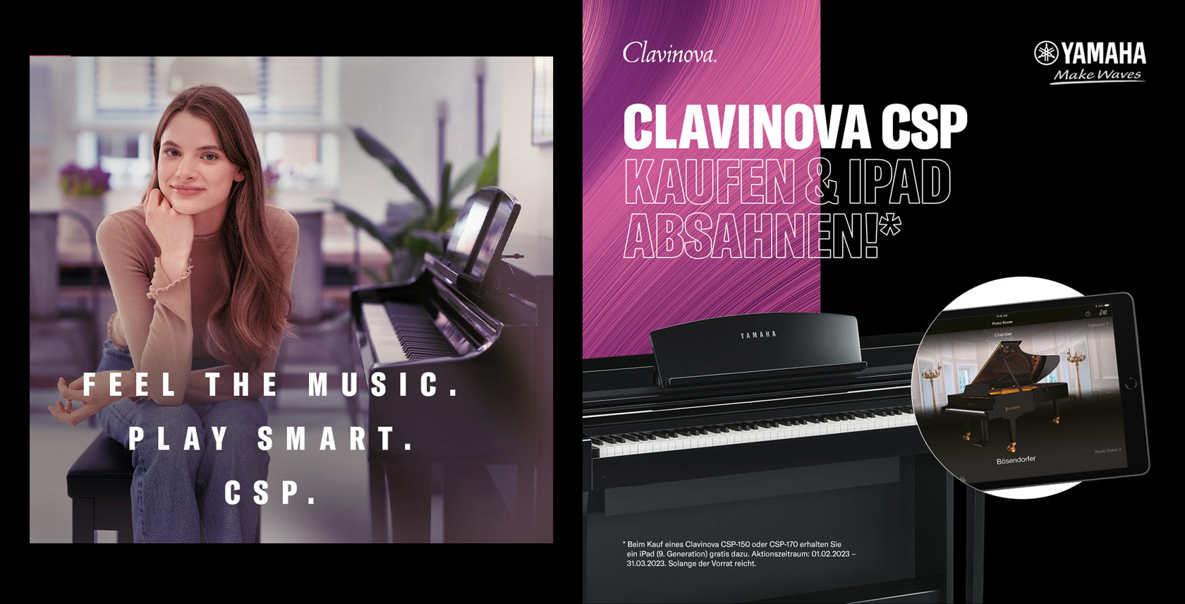 Yamaha Clavinova CSP mit GRATIS iPad | MUSIC STORE professional